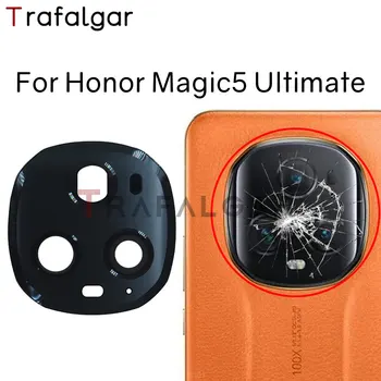 Стеклянный Объектив задней камеры Для Honor Magic5 Ultimate Заменен Клейкой Наклейкой