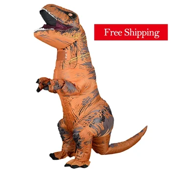 Бесплатная доставка, Надувной костюм талисмана Ти РЕКСА, аниме-косплей Динозавра Для взрослых Мужчин Женщин, Детский мультфильм о Динозавре
