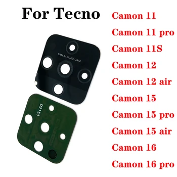 Для Tecno Camon 11 11S 12 15 16 16s Premier X Pro CF7 CF8 Air Back Объектив Камеры Заднего Вида Стеклянная Крышка С Заменой Клеевой Наклейки