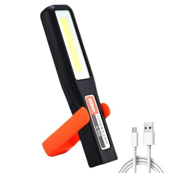 1200 мАч COB Torch лампа Micro USB перезаряжаемый светодиодный фонарик водонепроницаемый 3 режима освещения для ремонта автомобиля кемпинг