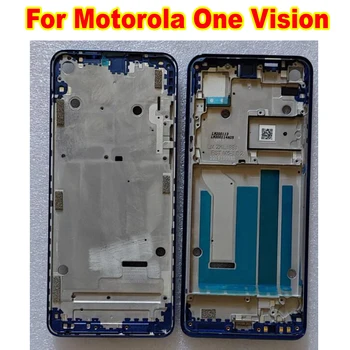 Корпус Лучшего Качества, Лицевая Панель, Передняя Панель Двери, Средняя Рамка Для Motorola Moto One Vision P50 XT1970, Замена Корпуса Телефона