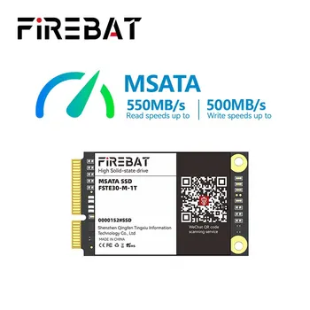 FIREBAT MSATA SSD Mini SATA 64GB 128GB 256GB 512GB 1TB MSATA Для Компьютера Pos-Машины Ноутбука Внутренний Твердотельный Жесткий Диск
