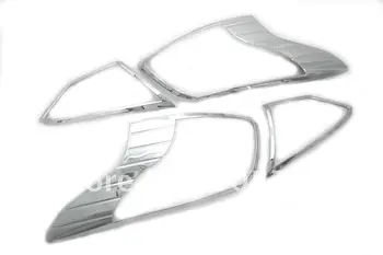 Высококачественная Хромированная Крышка Заднего Фонаря для Ford Focus MK3 Седан 12-13 Бесплатная Доставка