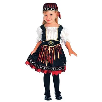 Cutie Lil' Пиратский Костюм для Маленьких Девочек-Малышей, Необычные Наряды Для Девочек на Хэллоуин, Карнавальную Вечеринку, Новогоднее Платье