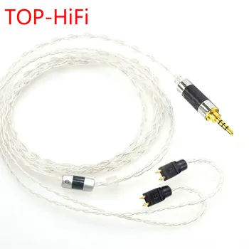 Высокое качество-HiFi 1,2 метра 2.5/3.5/4.4 мм Сбалансированный 4-жильный посеребренный кабель для наушников для Mh-nh205 Fitear Mh334 Mh335dw Togo334