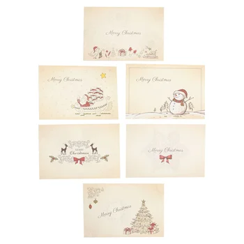 Поздравительные открытки на рождественскую тему, Конверты с благословением, Писчая бумага, Праздничный подарок своими руками, открытка с сообщением, Милые Рождественские конверты