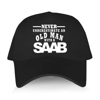 Мужская летняя бейсболка Хлопковая Вспомогательная шляпа повседневный стиль SAAB Никогда не стоит недооценивать Дышащую шляпу Унисекс Крутые уличные кепки