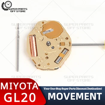 Совершенно новый и оригинальный кварцевый механизм Miyota GL20, GL32, GL22, электронный механизм, аксессуары для часов