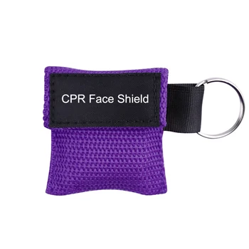 Принадлежности для обучения оказанию первой помощи, маска для искусственного дыхания, аварийный брелок для ключей, маска для лица реаниматора