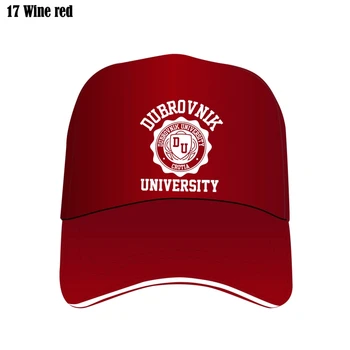 Мужские шляпы с логотипом Университета Дубровника (доступны все цвета и солнцезащитные кремы) на заказ