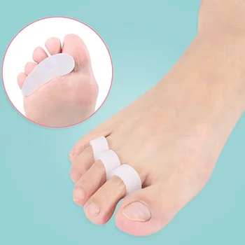 Силиконовый разделитель для пальцев ног Коррекция вальгусной деформации перекрывающегося пальца стопы Уход за ногами