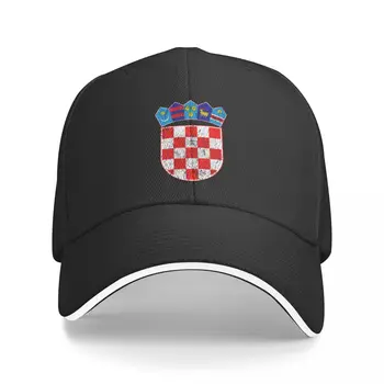 Винтажная Хорватия Хорватский Флаг - Hrvatska Sahovnica Бейсболка походная шляпа рыболовная шляпа Роскошная Женская Мужская