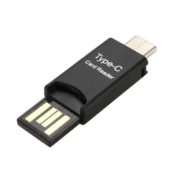USB 3.1 Type C Адаптер для Чтения карт USB-C к Micro-SD TF Card Reader для Мобильного телефона Mac-book PC