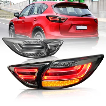 Заводской светодиодный задний фонарь CX5 2012-2018 дымчатого цвета plug and play с красным габаритным светом для заднего фонаря Mazda CX5