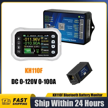 Монитор батареи Bluetooth KH110F DC 0-120 В 100A Тестер Батареи Напряжение Ток ВА Кулоновский Измеритель Емкости Батареи Индикатор