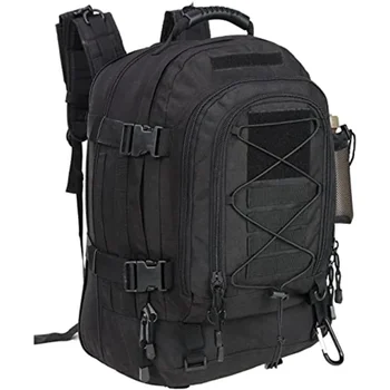 3-дневный штурмовой рюкзак большой емкости 60 л, темно-синяя сумка, универсальные рюкзаки для кемпинга, пеших прогулок, водонепроницаемые, многократные