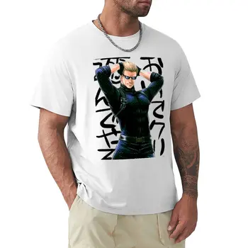 Футболка Albert Wesker, винтажная одежда, футболка с коротким рукавом, мужская одежда