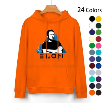 Илон Маск Для легкого свитера с капюшоном из чистого хлопка 24 цвета Smoking Space Smoke Light Blunt Meme США, Нью-Йорк, 100% Хлопок с капюшоном