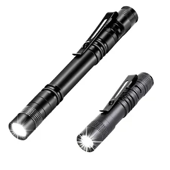 Мини Портативная светодиодная ручка Карманный сверхяркий ручной фонарик Linterna с высоким люменом для кемпинга на открытом воздухе в чрезвычайных ситуациях