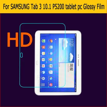 Высококачественная прозрачная глянцевая защитная пленка для Samsung Galaxy Tab 3 10.1 P5200 для планшетных ПК с защитой переднего экрана