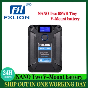 Литиевая батарея FXLION NANO Two Mini с V-образным креплением/V-замком, портативная микро-карманная батарея USB Type-C