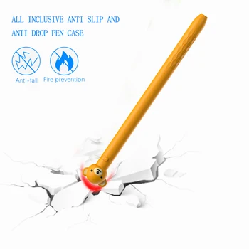Силиконовый противоударный чехол для карандашей с милыми животными из мультфильмов для Apple Pencil 1