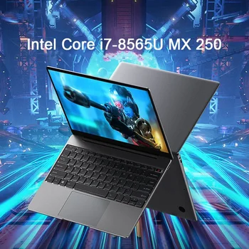 14,1-дюймовый Игровой ноутбук Intel Core i7-8565U NVIDIA MX250 2G Ультрабук Windows10/11 МАКС 32 ГБ оперативной памяти M.2 NVME 5G WiFi BT4.0