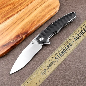Складной нож Coswo KH06 Black Shark D2 Blade G10 Handle Премиум-класса для кемпинга, тактического выживания EDC, охотничьего ручного инструмента
