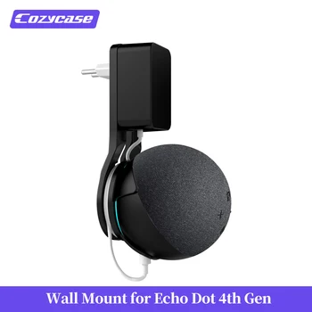 Cozycase Для Alexa Echo Dot 4-го и 5-го Поколения Розетка Настенное Крепление Вешалка Держатель Подставка Компактный Кронштейн Умные Голосовые Помощники
