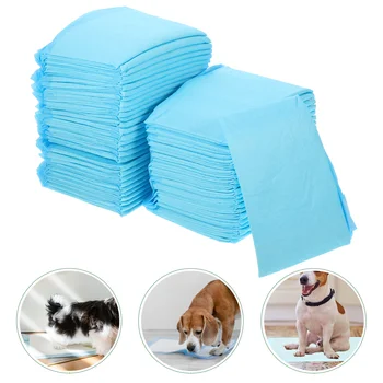 Супер впитывающие и водонепроницаемые коврики для дрессировки собак и щенков, 100 штук собачьей мочалки