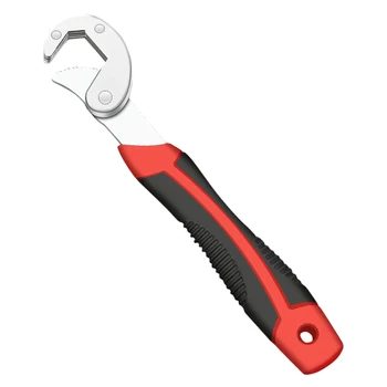Самозатягивающийся универсальный гаечный ключ с длинной рукояткой, удобный захват гаечного ключа, практичные подарки для друзей и коллег