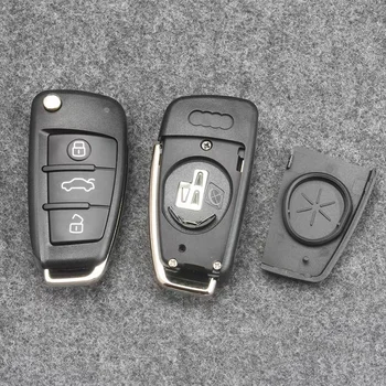 10 шт., корпус для ключей от автомобиля Audi A3 A4L A6L Q3 Q5 Q7 TT, складной корпус для ключей дистанционного управления