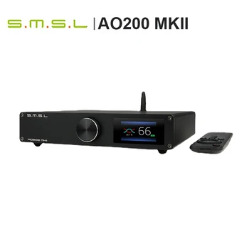 SMSL AO200 MKII HIFI Bluetooth 5,0 Цифровой УСИЛИТЕЛЬ MA5332MS Чип Стереоусилитель Высокой мощности XLR/RCA/USB Сбалансированный Вход SDB Звук