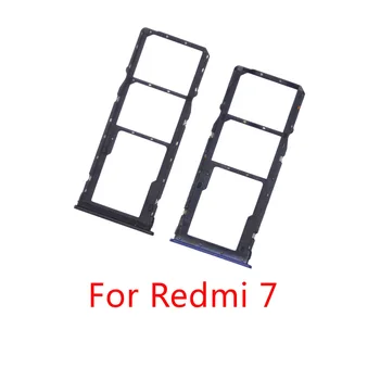 Новинка для Xiaomi Redmi 7 Слот для SIM-карты Лоток Держатель Адаптер Запасные части Синий/черный