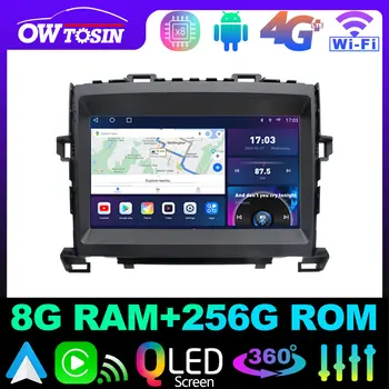 Owtosin QLED 1280*720 P 8 Core 8 + 128 Г Android Автомагнитола для Toyota Alphard Vellfire H20 2008-2015 GPS CarPlay 4G LTE Parrot BT DSP