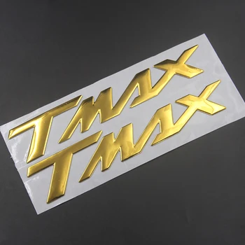 Наклейка с логотипом мотоцикла 3D Gold TMAX для Yamaha
