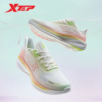 Женские кроссовки Xtep Light Form 2023 Летняя женская спортивная обувь с дышащей сеткой, нескользящие кроссовки с отскоком 877218110012