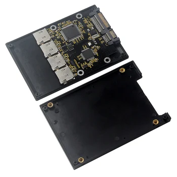 2,5-дюймовая карта-адаптер 4 TF-SATA, Самодельный Твердотельный накопитель SSD, Для Групповой RAID-карты Micro-SD-SATA