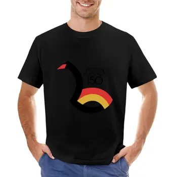 Западная Австралия 150 футболок, футболки с рисунком, футболки больших размеров, простые футболки, футболки с рисунком, забавные футболки для мужчин
