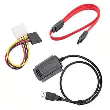 Трехсторонний кабель-адаптер Usb к Ide / Sata Easy Drive Line 2,5-дюймовый / 3,5-дюймовый кабель-адаптер для жесткого диска и оптического привода