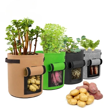 Многофункциональная сумка для выращивания сладкого картофеля Сумка для растений сумка для красоты Сумка для посадки деревьев Сумка для выращивания растений Сумка для садоводства