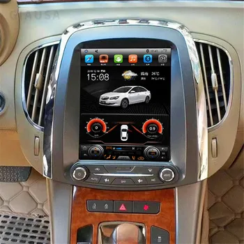 Android 12 Автомагнитола Для Buick Lacrosse GM Alpheon 2009 2010 2011 2012 GPS Навигация Вертикальный Экран В Стиле Tesla Мультимедийный DVD