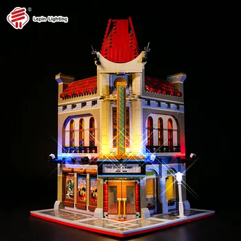 В НАЛИЧИИ Palace Cinema City Street View, модульные строительные блоки, кирпичи, совместимая игрушка 10232, Рождественский подарок на день рождения для детей