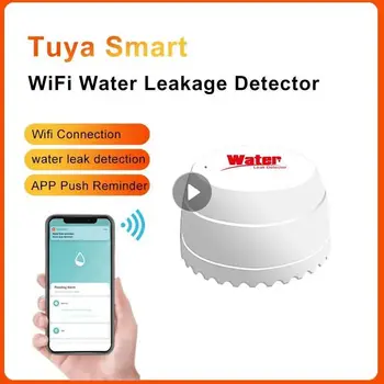 Wi-Fi Детектор утечки воды, датчик наводнения, приложение Smart Life, удаленный мониторинг, оповещение о наводнении, Защита от переполнения, управление умным домом