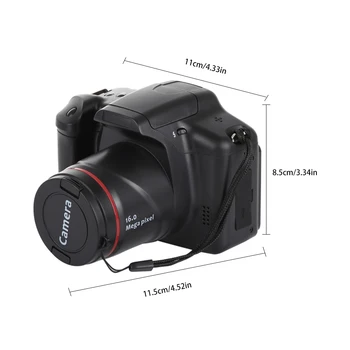 Цифровая камера видеокамера Full HD 1080P Видеокамера с 16-кратным зумом AV-интерфейс