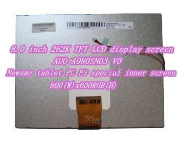 AUO 8,0 дюймовый 262K TFT ЖК-дисплей с экраном A080SN03 V0 для Newsmy tablet PC P9 специальный внутренний экран 800 (Вт) * 600RGB (В)