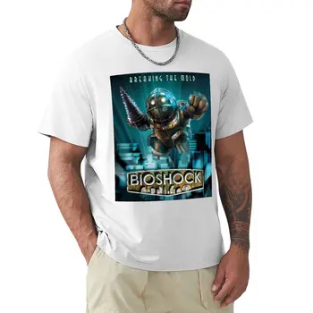 Футболки Bioshock Breaking The Mold, топы, футболки, короткие мужские футболки, высокие футболки