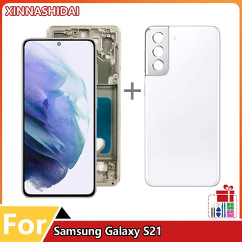 Новый AMOLED Для Samsung Galaxy S21 5G G990F G991F G991U G991B/DS Замена Дигитайзера Сенсорного экрана ЖК-дисплея Samsung S21