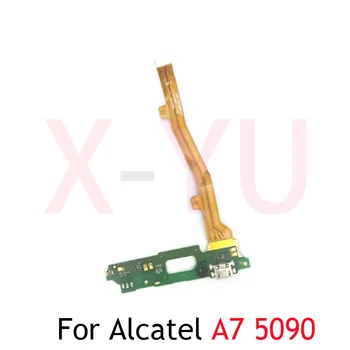 Для Alcatel A7 5090 5090I/3V 5099 5099D 5099A USB Док-станция Для Зарядки Разъем Порта Платы Гибкий Кабель