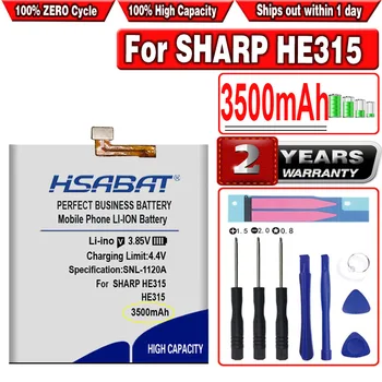 Аккумулятор максимальной емкости HSABAT 3500 мАч для SHARP aquos HE315